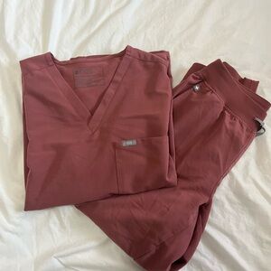 Figs Mauve Scrub Set